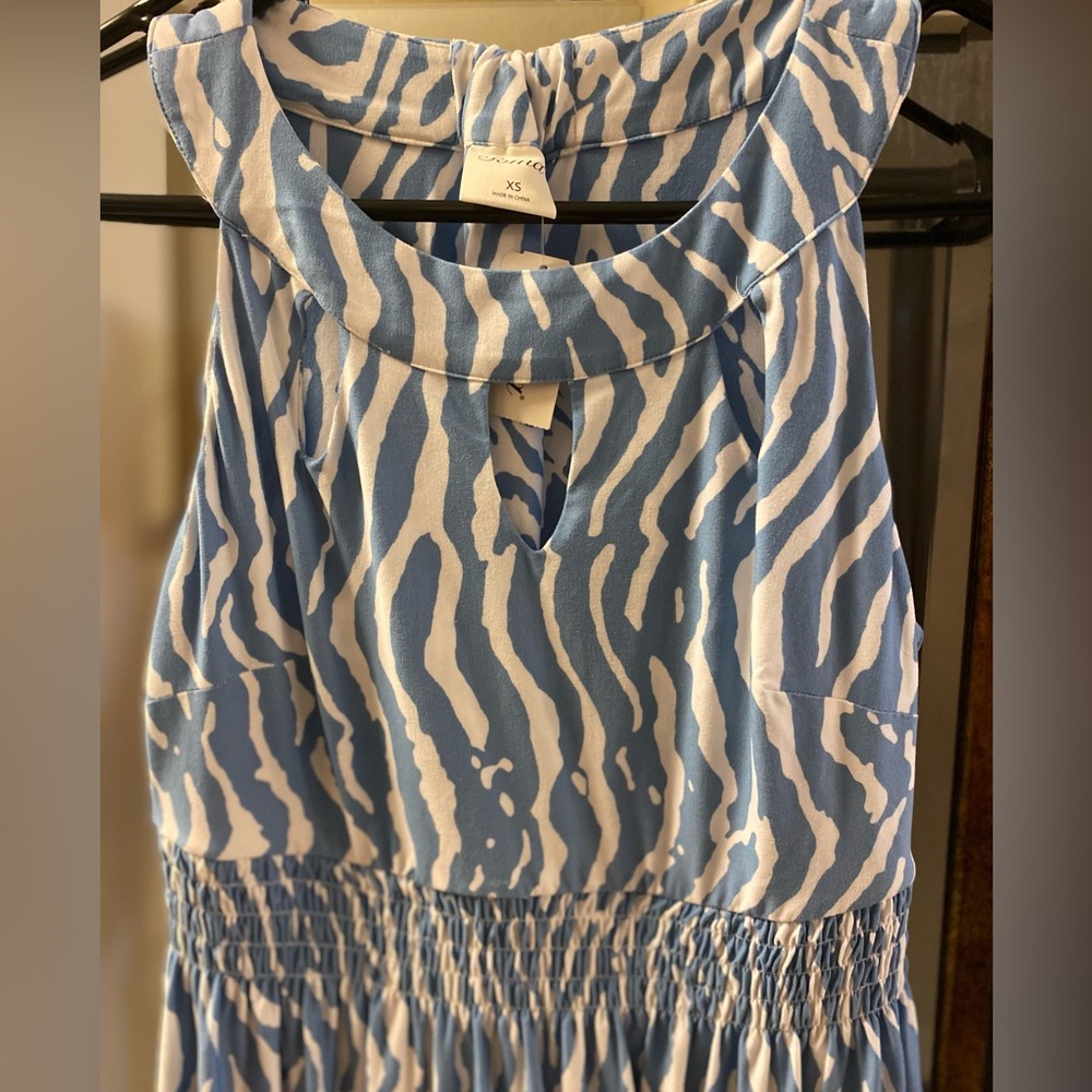 SOMA|XS| NWT| keyhole maxi dress| soft support| pockets|